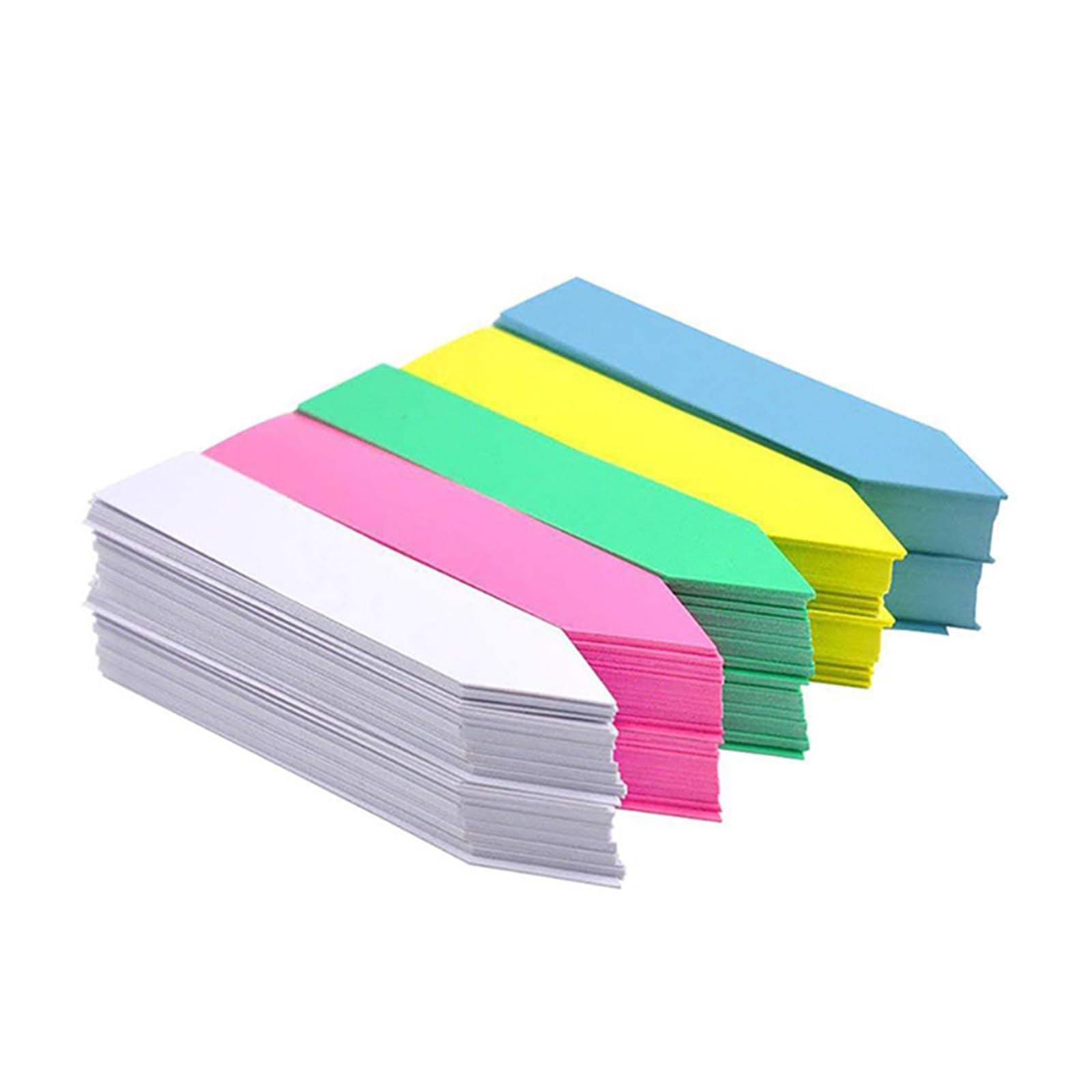 150 wodoodpornych plastikowych etykiet na rośliny | Wielokolorowy pakiet 150 znaczników szkółkarskich o wymiarach 10 x 2 cm do doniczek i łóżek ogrodowych(Yellow)
