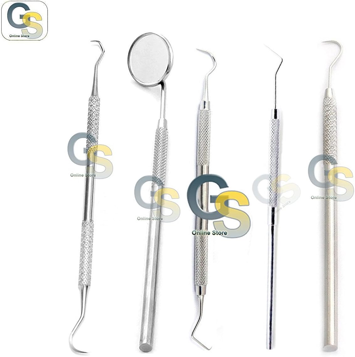 G.S DentalStudents Basic Examination KIT Diagnostic Probes SCALERS Explorer PERIO