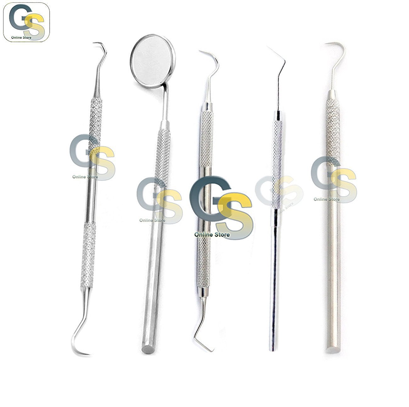 G.S DentalStudents Basic Examination KIT Diagnostic Probes SCALERS Explorer PERIO