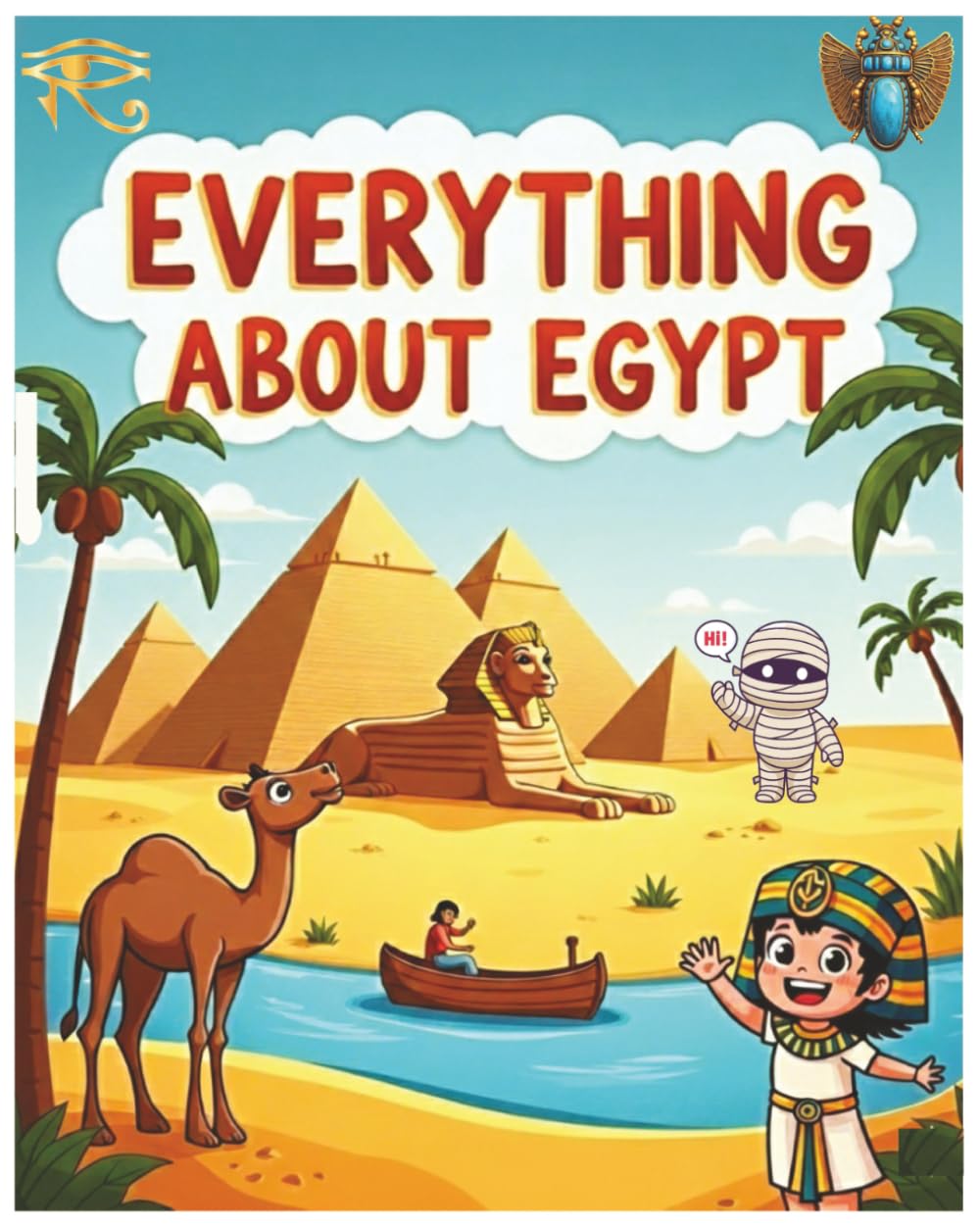 Everything About Egypt: A Fun and Colorful Guide to the Land of Pharaohs, Pyramids, and Ancient Egypt for Kids – Facts, History, Culture, and Geography (Little Explorers Around the World)