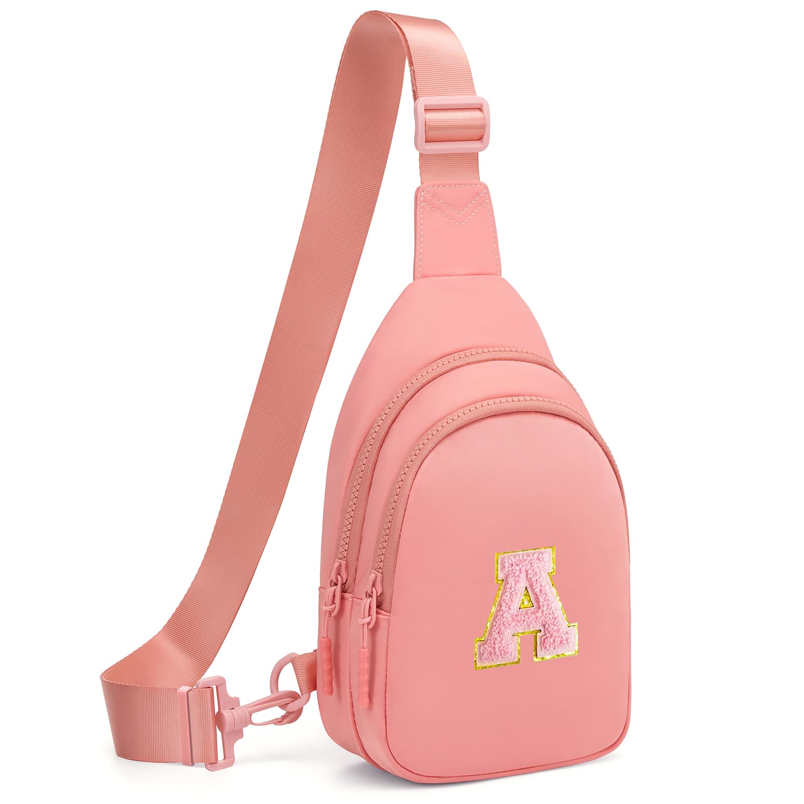 cotmcor Kids Crossbody Small Sling Bag Initial Girls Fanny Pack Cute Purse Chest Bags for Girl Gifts