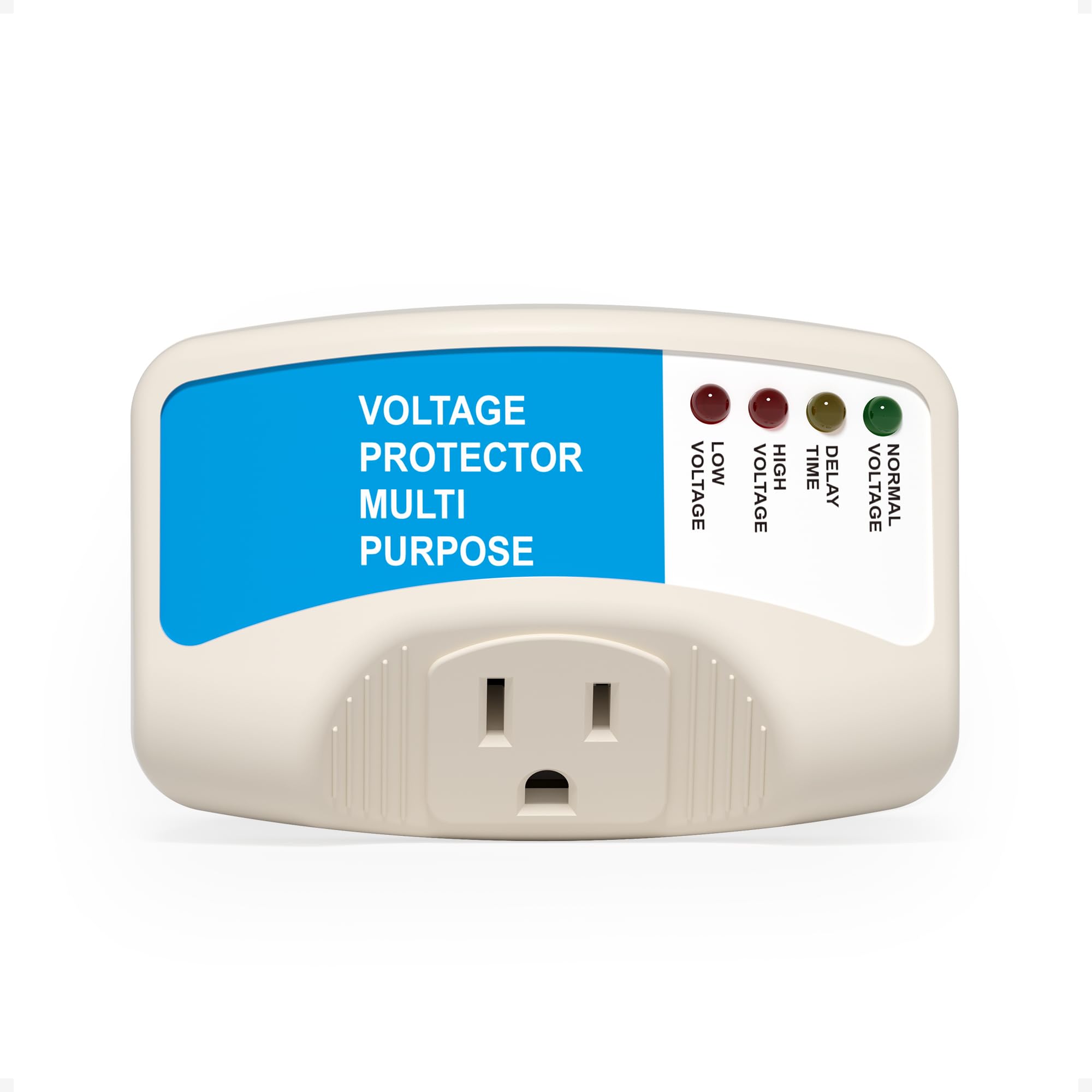 Refrigerator Surge Protector Outlet, TESSAN Single Outlet Extender for Home Appliances, Wall Plug with Voltage Protector, Surge Protection for TV,