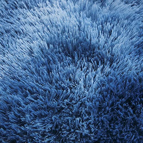 ARLTTH 3er Set Batik Badematten Set Aus Weichem Plüsch, rutschfest, Saugfähig, Badezimmerteppich, U-förmiger Konturteppich Und Toilettendeckelbezug, Waschbar (Blauer See) – Bild 4