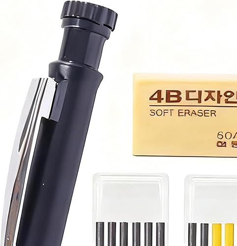 Miniatura 6 de Rotuladores de agujeros profundos herramientas de marcado de precisión de largo alcance con 12 recambios de tinta, bolígrafos de punta fina