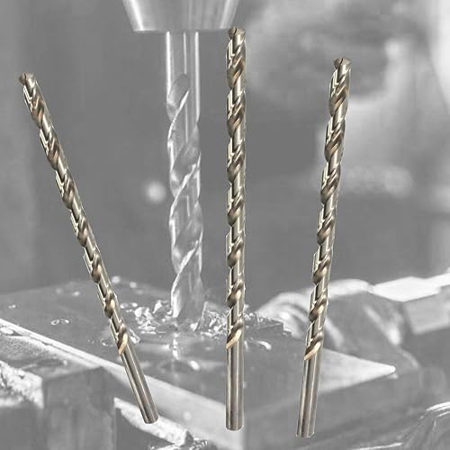 Miniatura 10 de Hss - Juego de brocas de cobalto de 14 pulgadas x 6 pulgadas, extensión de avión extra larga para perforación de agujeros profundos, 3 unidades