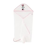 Vista 4 de Disney Cudlie - Paquete de 2 toallas enrolladas con capucha y estampado de rayas pequeñas