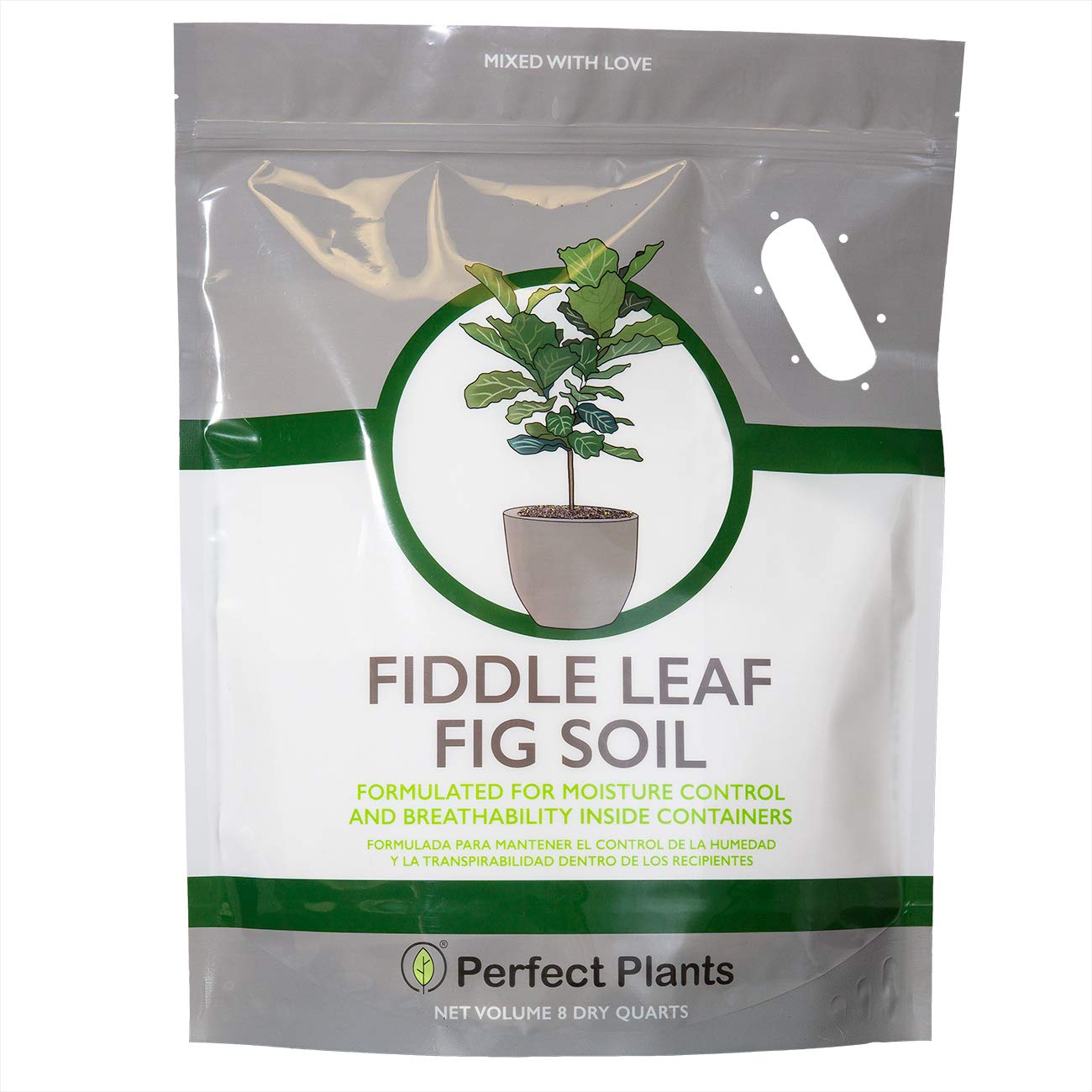 Fiddle Leaf Fig Soil by Perfect Plants 8QTS, Premium Professional Blend for All Fiddle Leaf Figs