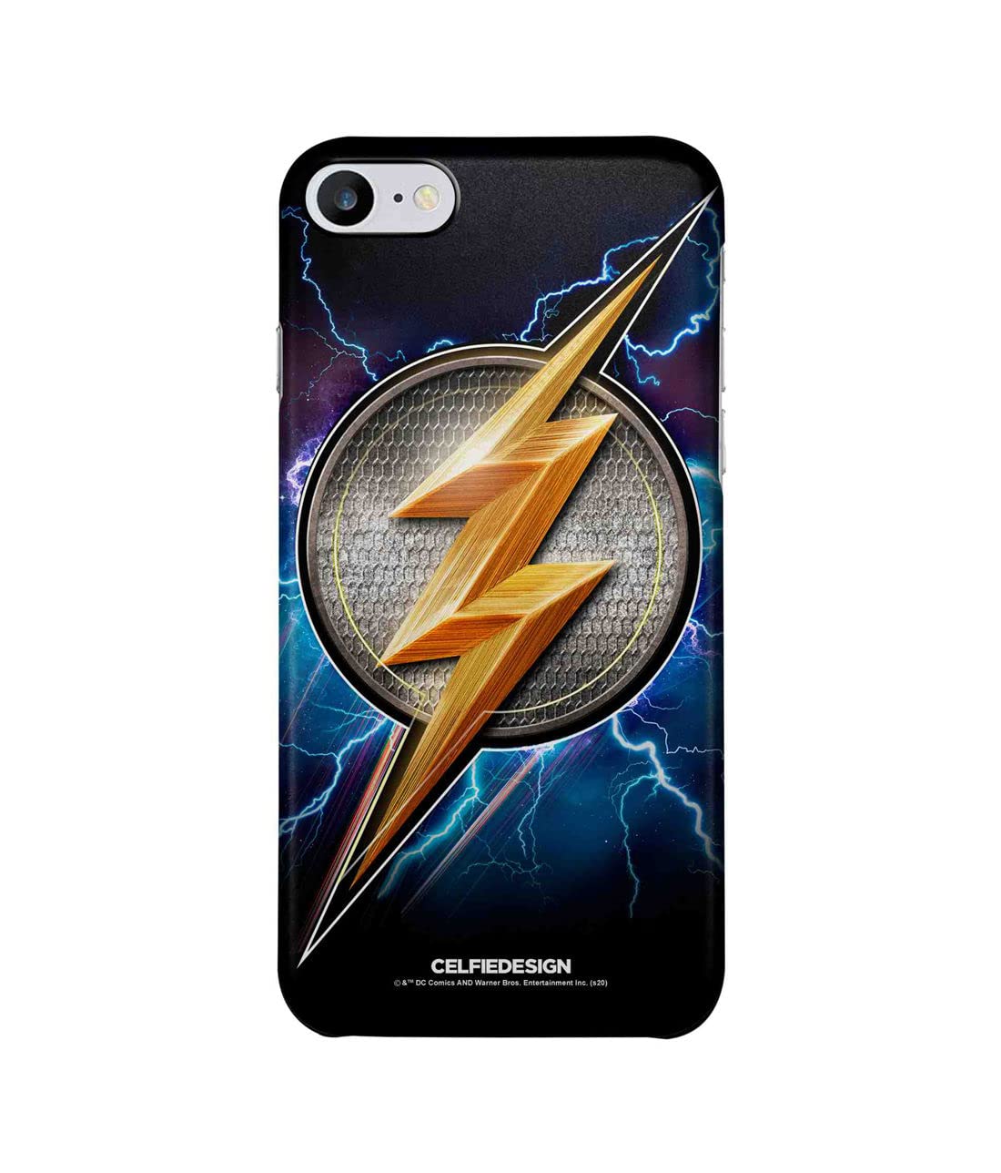 Macmerise Flash Storm Sleek Case for iPhone 7 Back Cover DC Comics