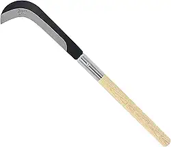 Zenport K319-2PK de foices, foice curva curta de 59,5 cm (23,6 polegadas), pacote com 2