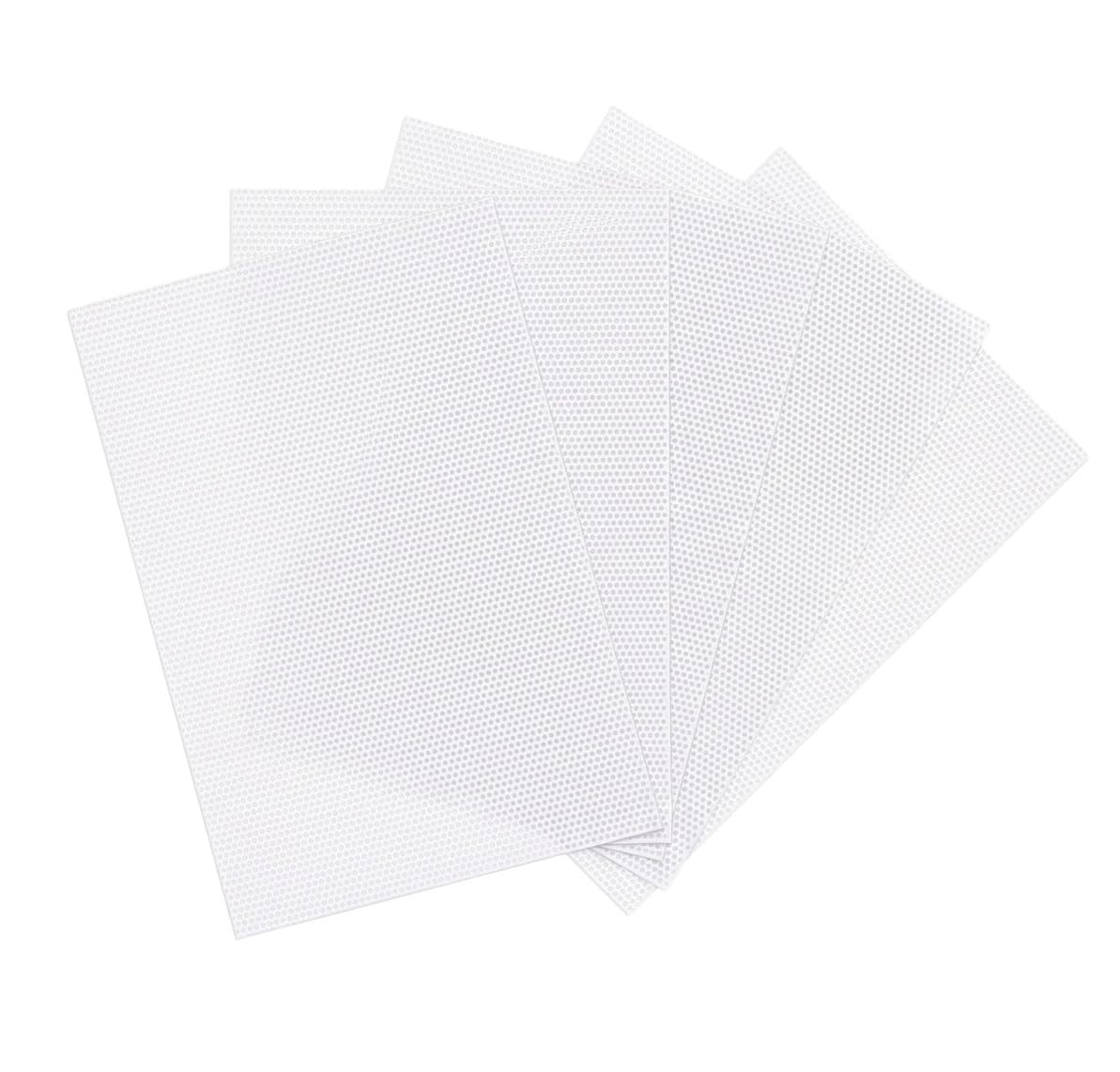 5 fogli di rete per occhi in PVC di alta qualità, 0,5 mm, per cosplay pelosi, maschere Therian e fai da te, facili da tagliare, 30 x 20 cm per disegni personalizzati