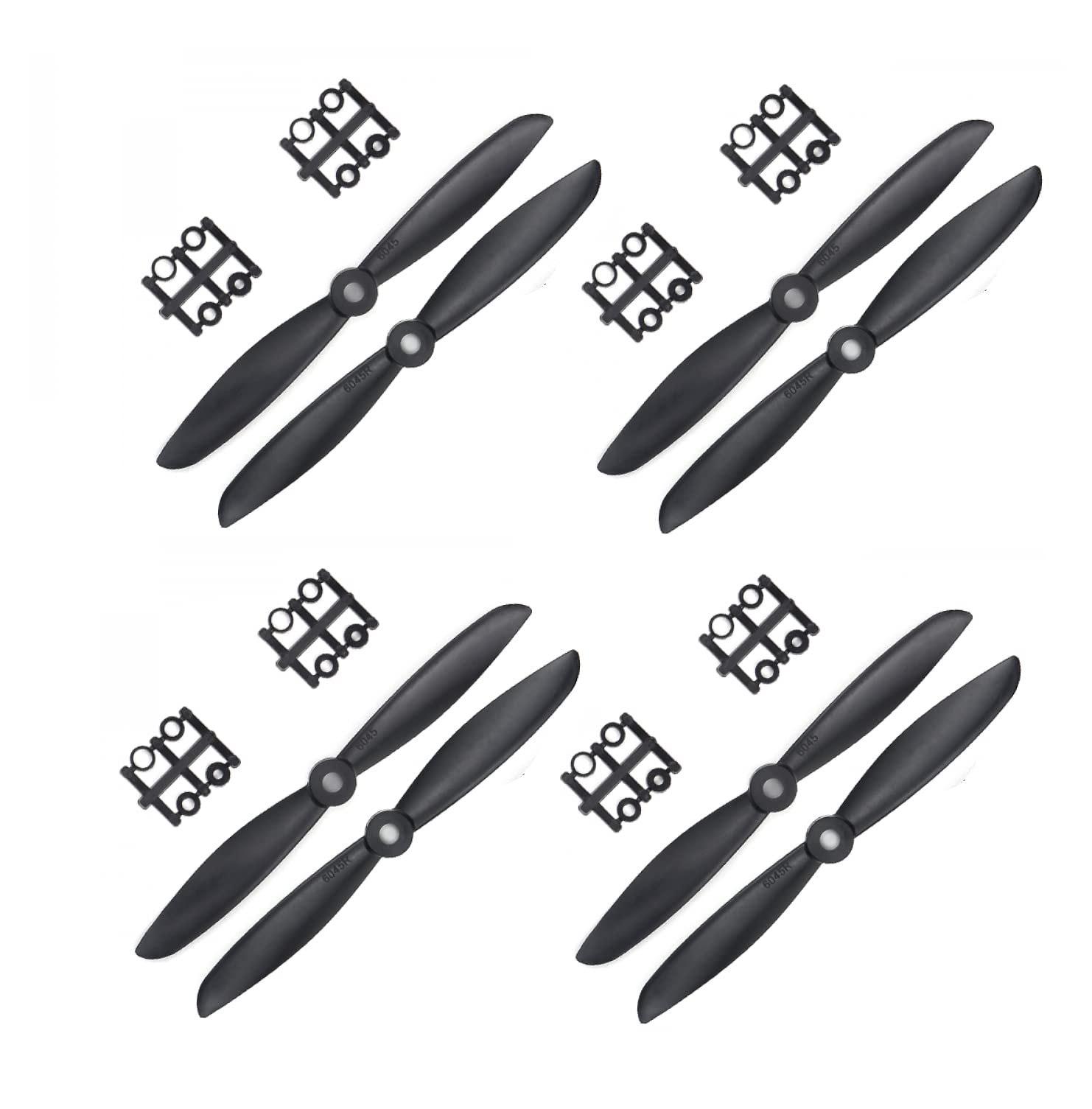 INVENTO 4 Pair 6 inch Long 6045 L/R CW CCW Propeller Prop Blades Rotor for RC Multicopter F450 Quadcopter Helicopter UAV (B09KW4BM2N) Amazon Price History, Amazon Price Tracker