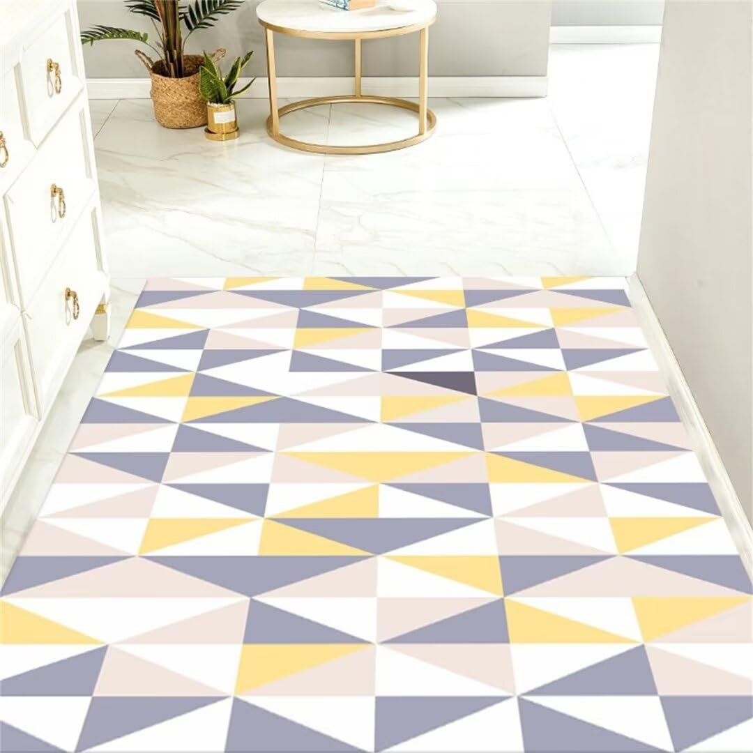 Tapis de chambre moderne jaune adieu aux sols froids dans la salle de jeux