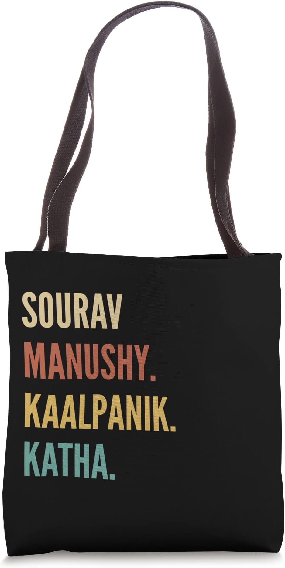 Funny First Name Designs in Hindi for MenFunny Hindi First Name Design - Sourav Tote Bag