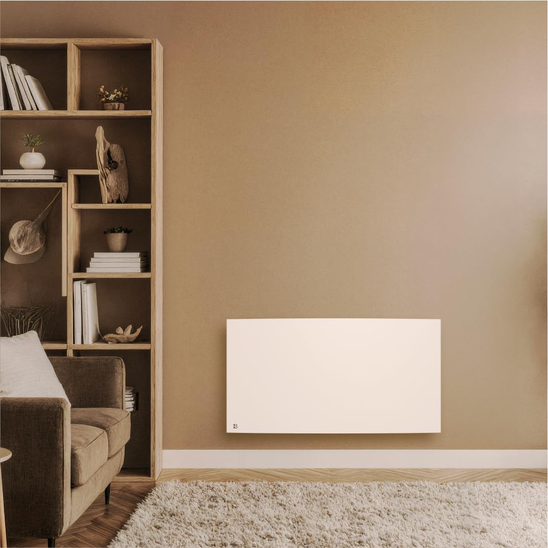 BESTHERM - Radiatore elettrico fisso a inerzia a secco ghisa 2000W Bestherm BIA orizzontale bianco