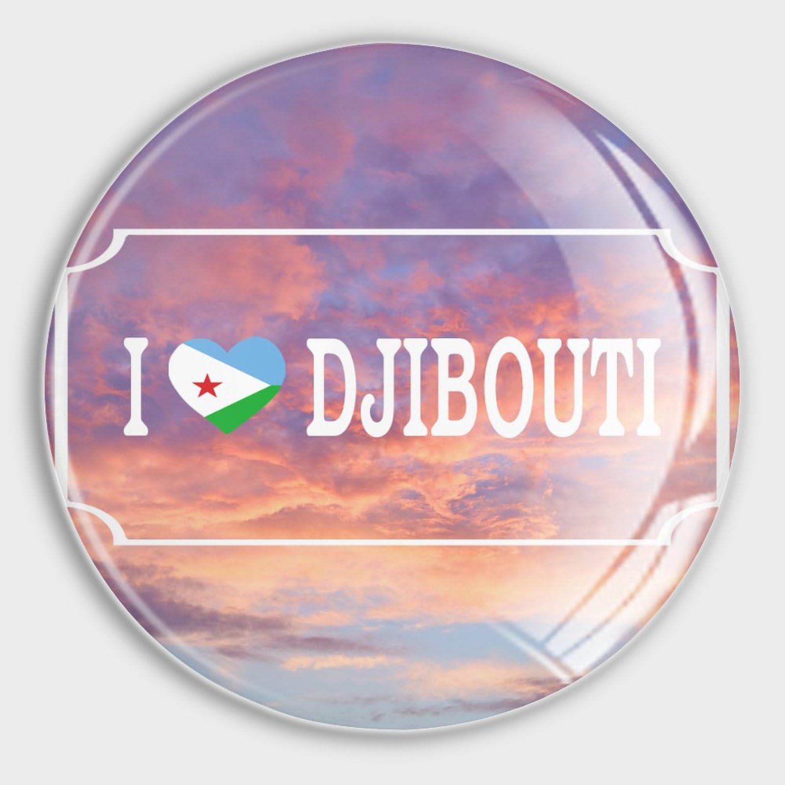 Aimants de réfrigérateur en verre décoratifs tableau blanc cuisine Djibouti