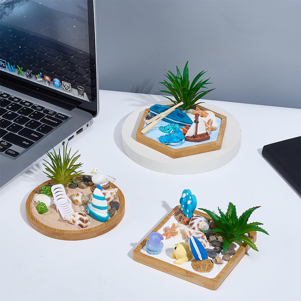 Amazon.com: WEBEEDY 3 Sets Ocean Zen Sand Garden Kit for Desk