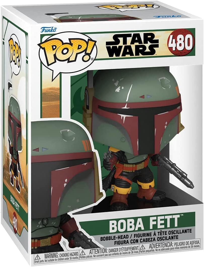 Funko Pop! Star Wars: Book of Boba Fett - Boba Fett Bundled with EcoTEK Pop Protector