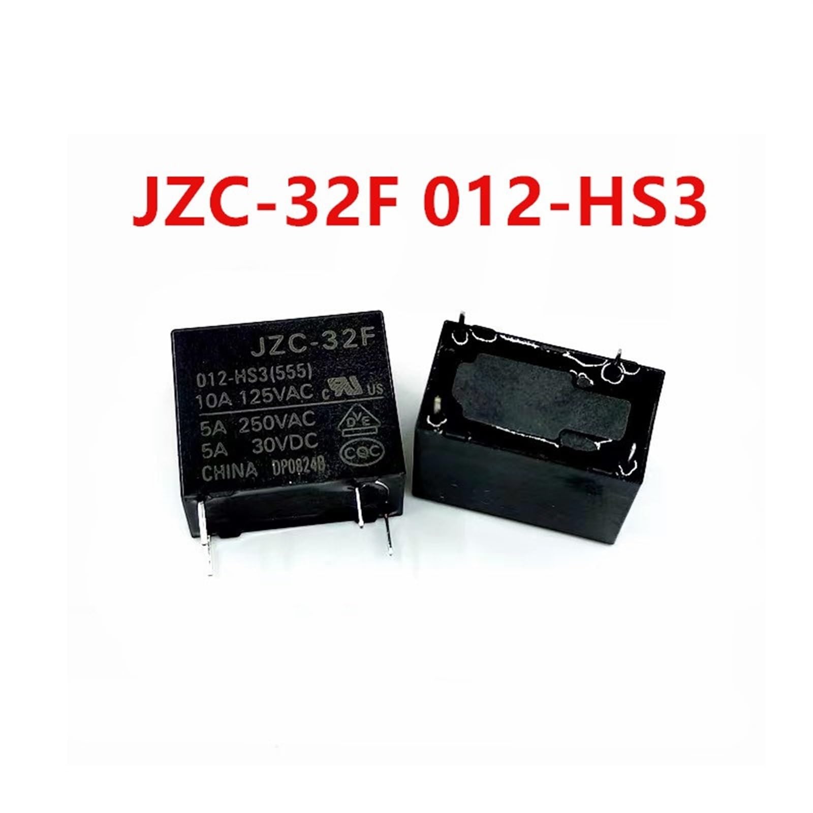 Relais JZC-42F 012-2HST - 6 Broches, 12V, 5A, Pour Applications électriques