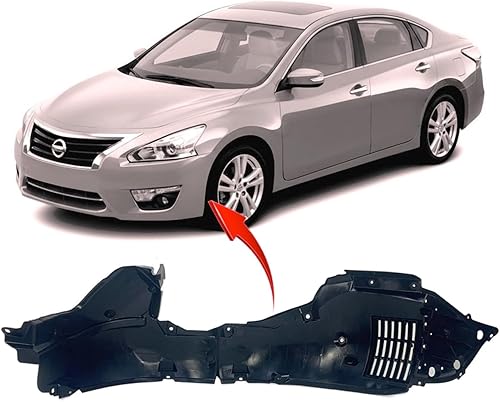 FitParts Compatible con el forro de guardabarros delantero izquierdo del lado del conductor Nissan Altima 2013-2013 Sedán. Nuevo, plástico y listo