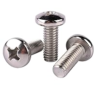 Vista 7 de Tornillo Phillips de cabeza plana de 1/4-20 x 1-1/2 pulgadas, 20 unidades, acero inoxidable 304 18-8, rosca completa