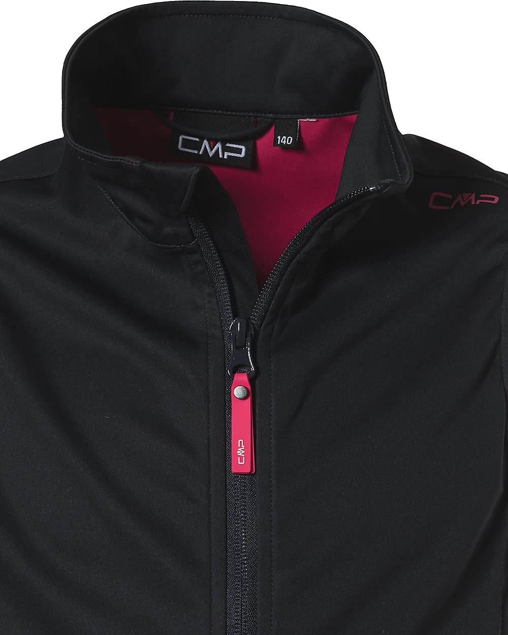 CMP Gilet Girls Softshell, Antracite-Fragola, EU 140