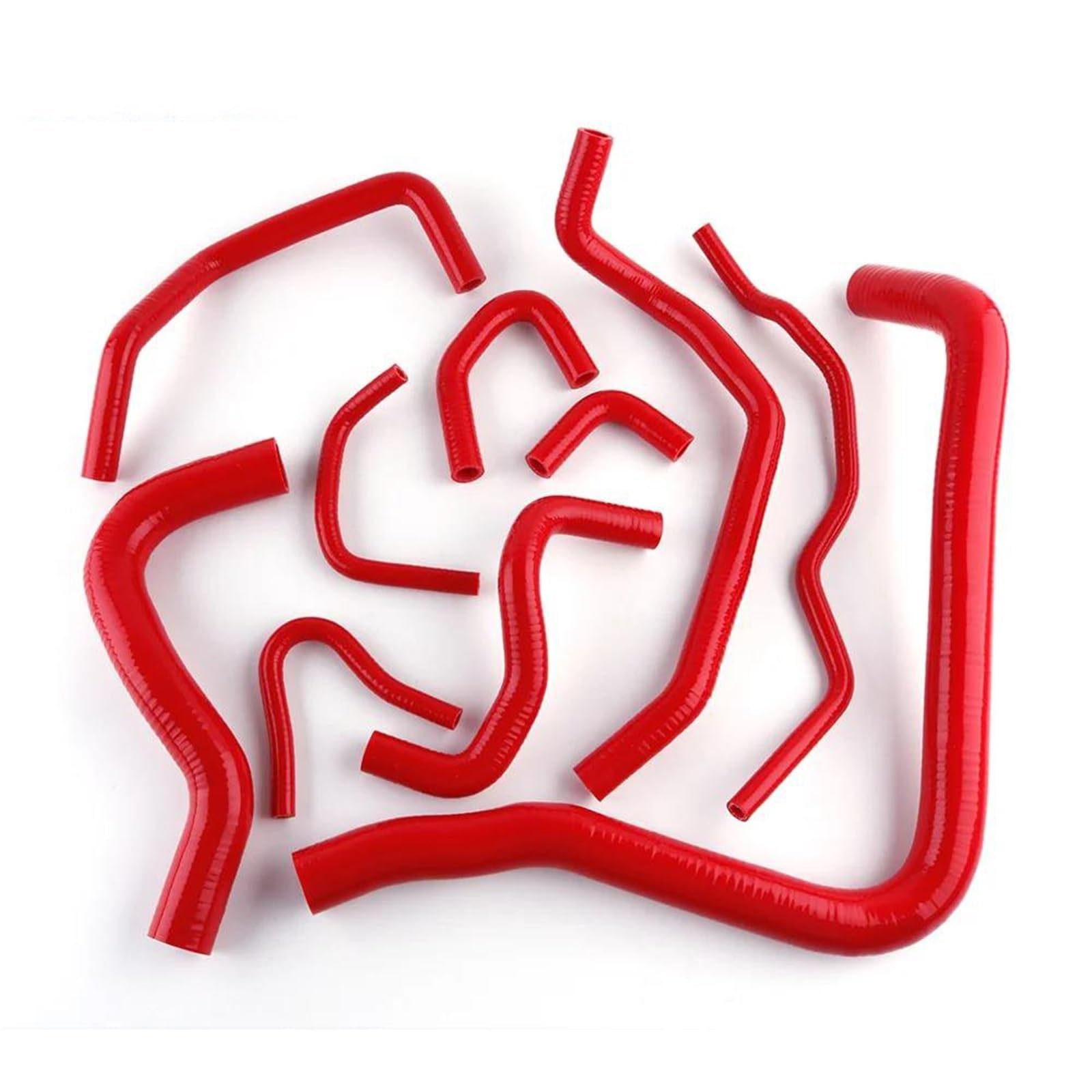 for Accord CB7 MK4 2.0 2.2 1990 1991 1992 1993 Radiator Coolant Silicone Hose Kits(Red)