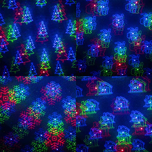 Motion Pattern Firefly 3 Models In 1 Continuous 18 Patterns Ledmall Rgb Outdoor Laser Garden And Christmas Lights With Rf Remote Control And Security Kit #TOP7