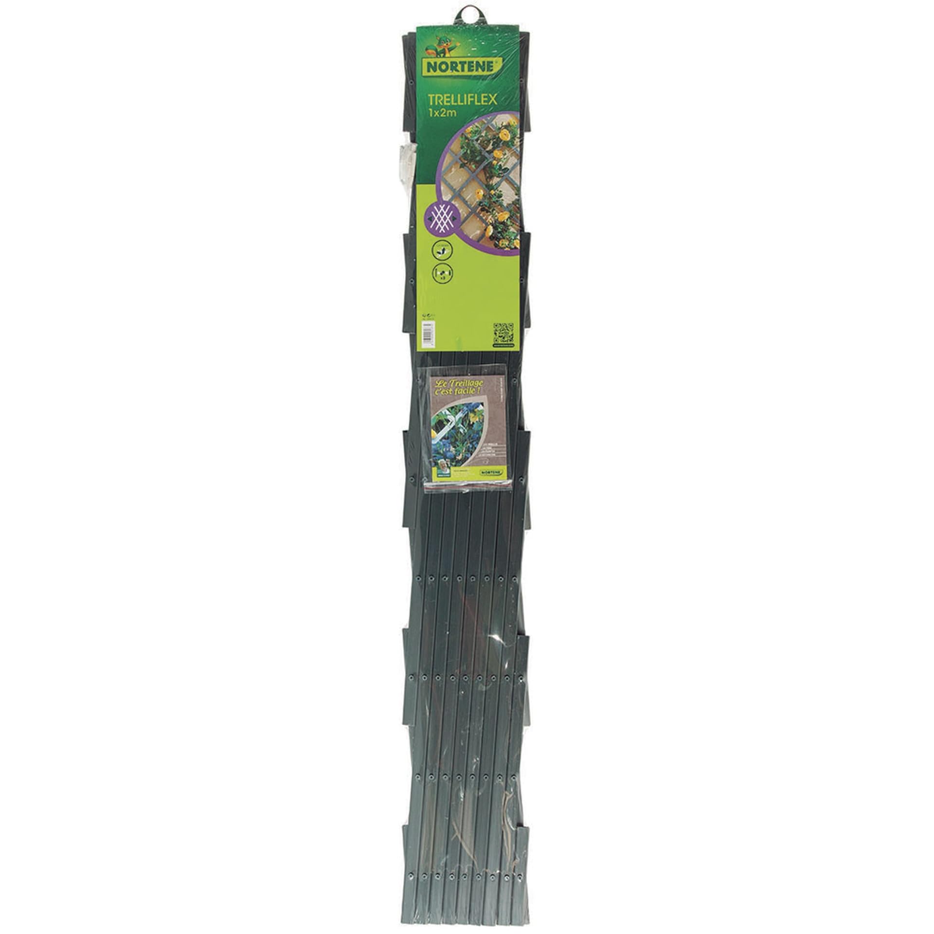 Celosia PVC Extensible 1x2 m verde Trelliflex Nortene