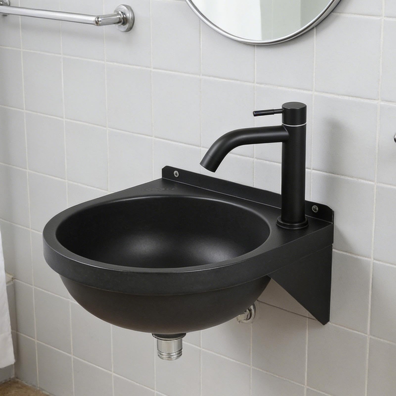 Lavabo da mobile Lavabo a semicircolare per servizi igienici | Lavello da cucina Per bagno, servizi, lavanderia, cucina, ristorante, casa, bar, hotel, vanità