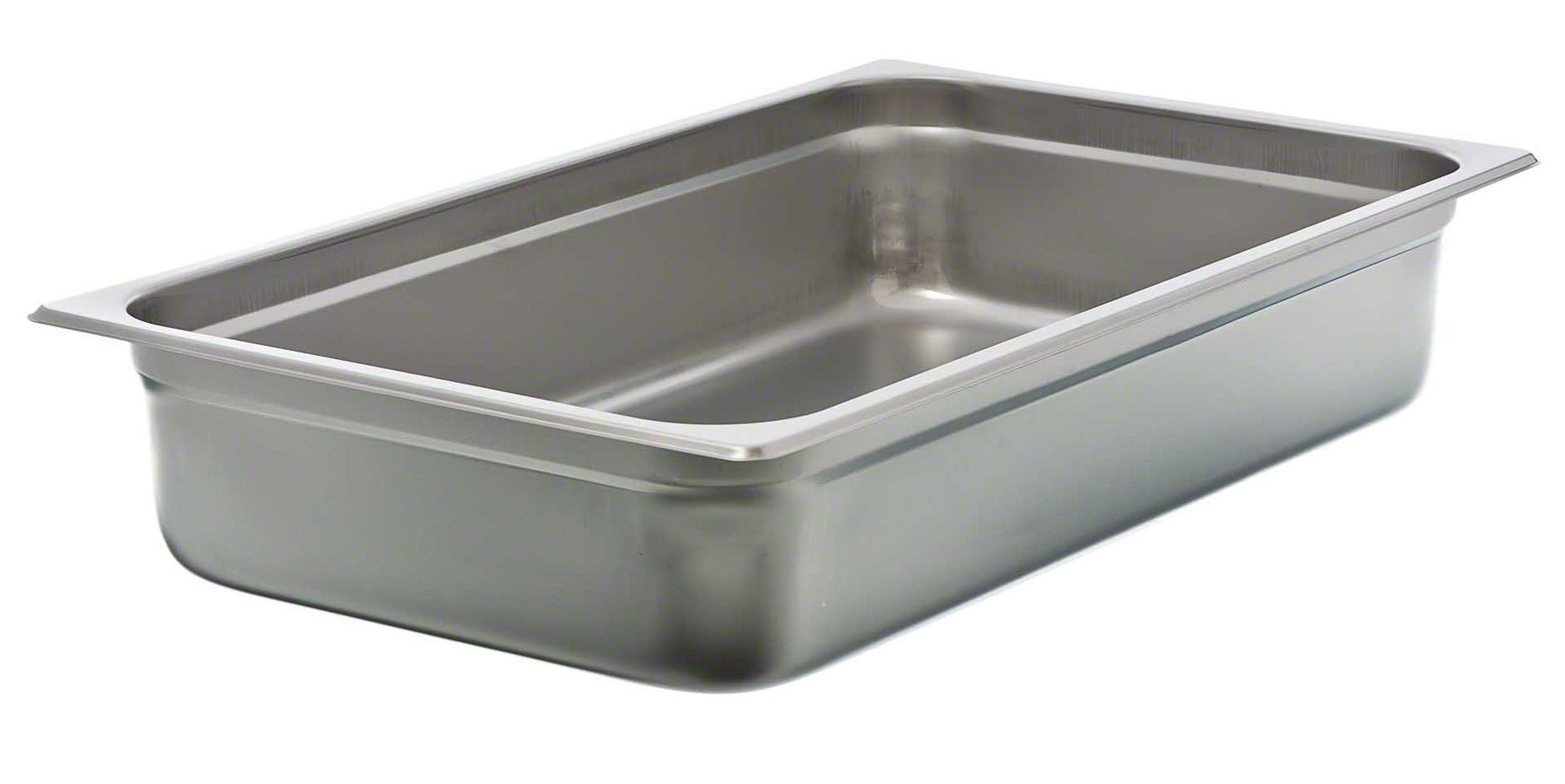 Update International 4" Deep Full Size Stainless Steel Anti-Jam Steam Pan (NJP-1004)