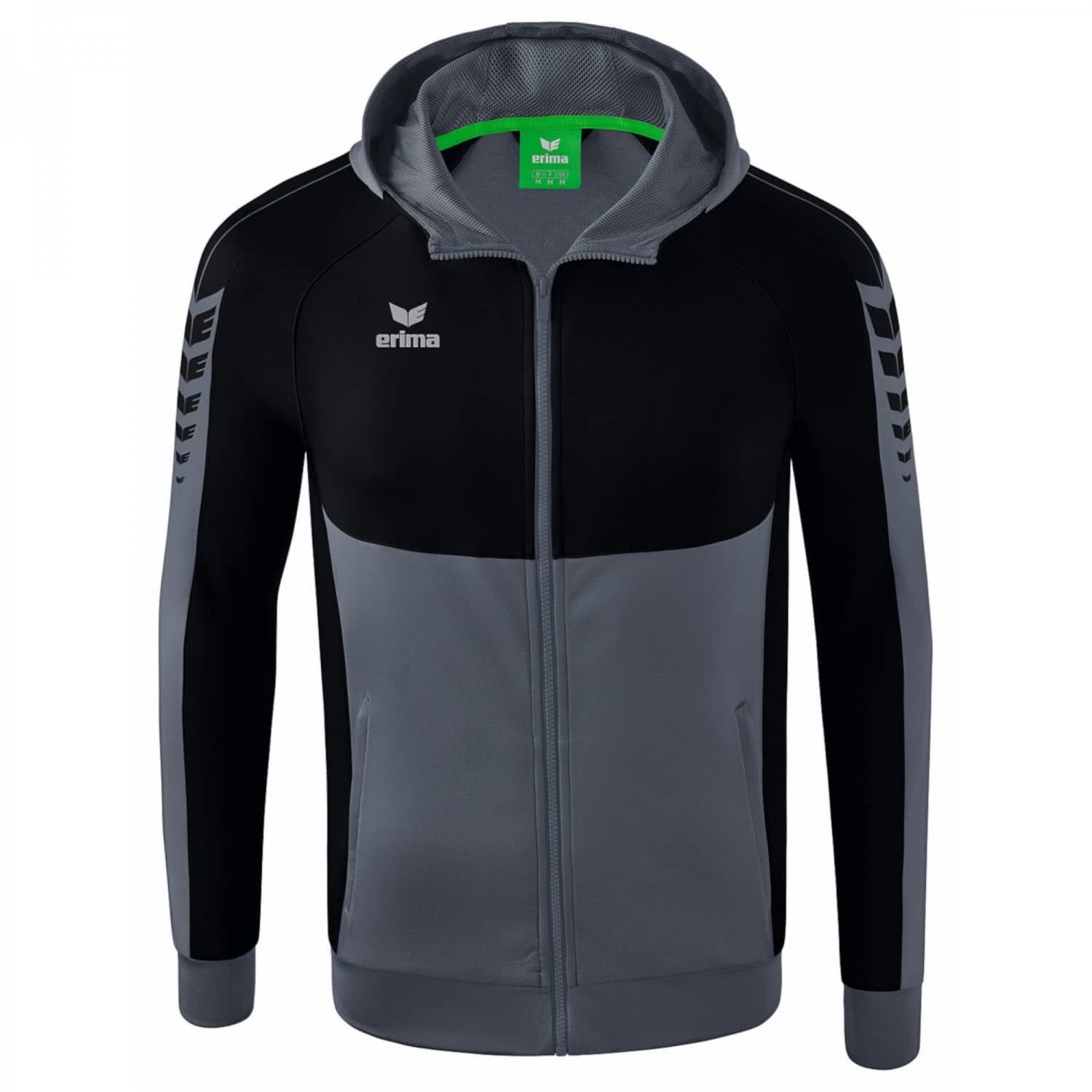 Erima Men's Six Wings Training Jacket with Hood, Slate Grey, XL