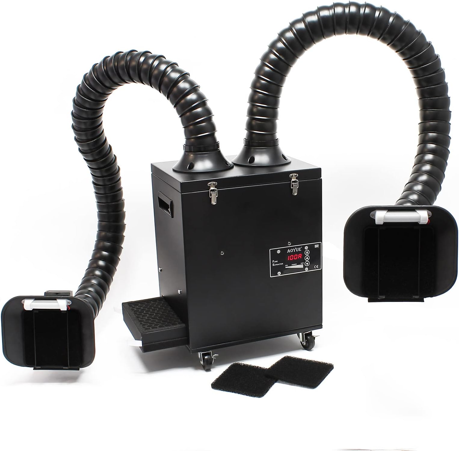 AOYUE FEK-01 Solder Smoke Absorber Fume Extractor LED-Lamp Extraction Arms Low-Noise HEPA-Filter