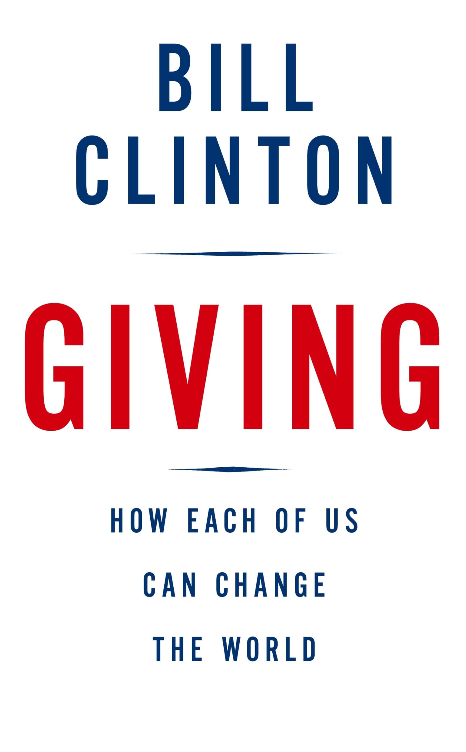 Cover of Giving: How Each of Us Can Change the World