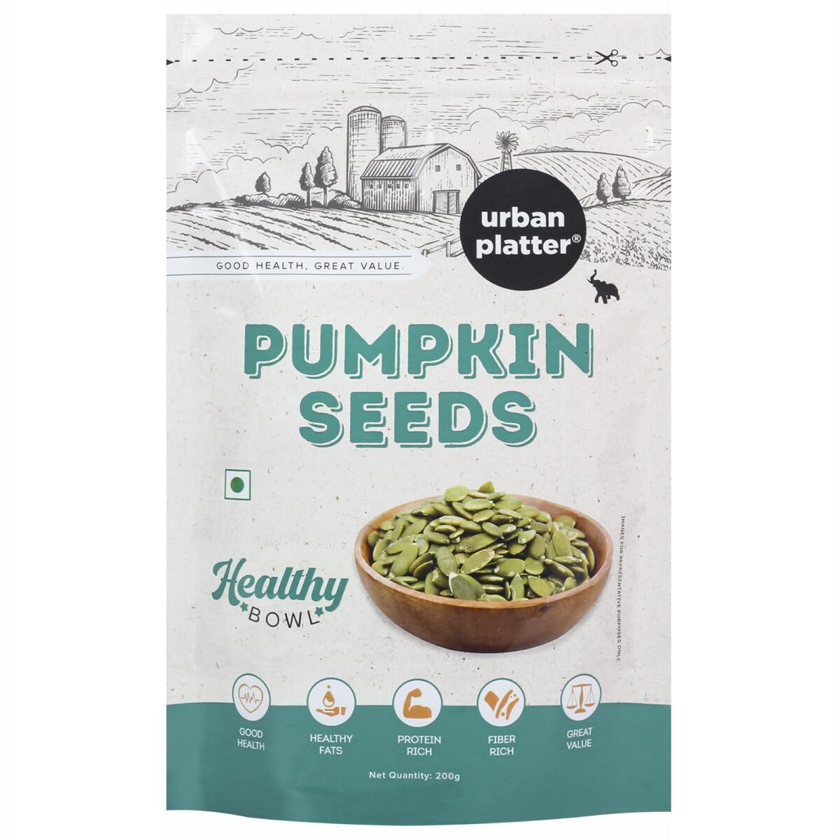 Urban Platter Healthy Bowl Raw Pumpkin Seeds, 200g (B096NVHPSQ) Amazon Price History, Amazon Price Tracker