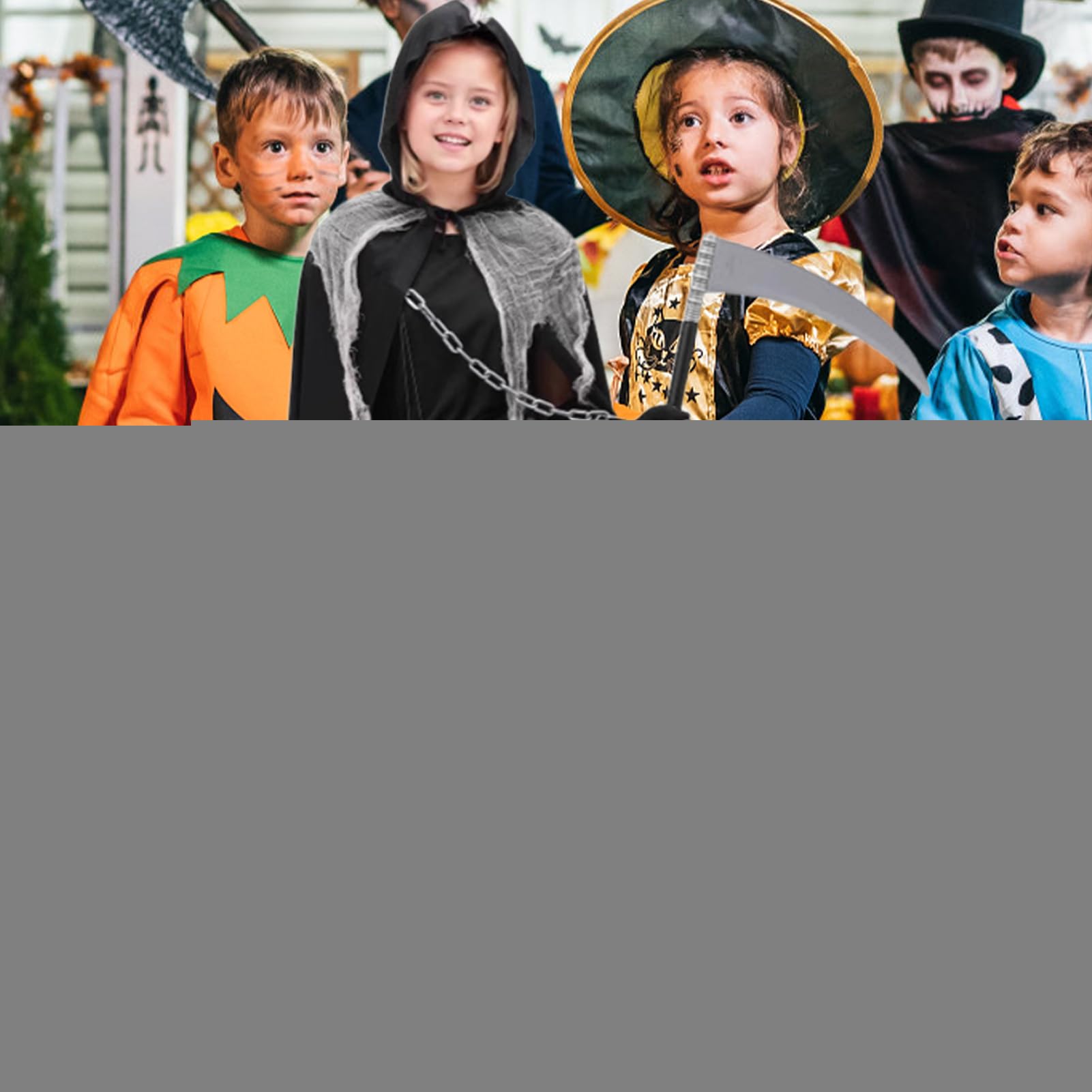 Générique Costume spaventoso per costume Halloween Horror Cosplay | Accessori Cosplay spaventosi per ragazzi