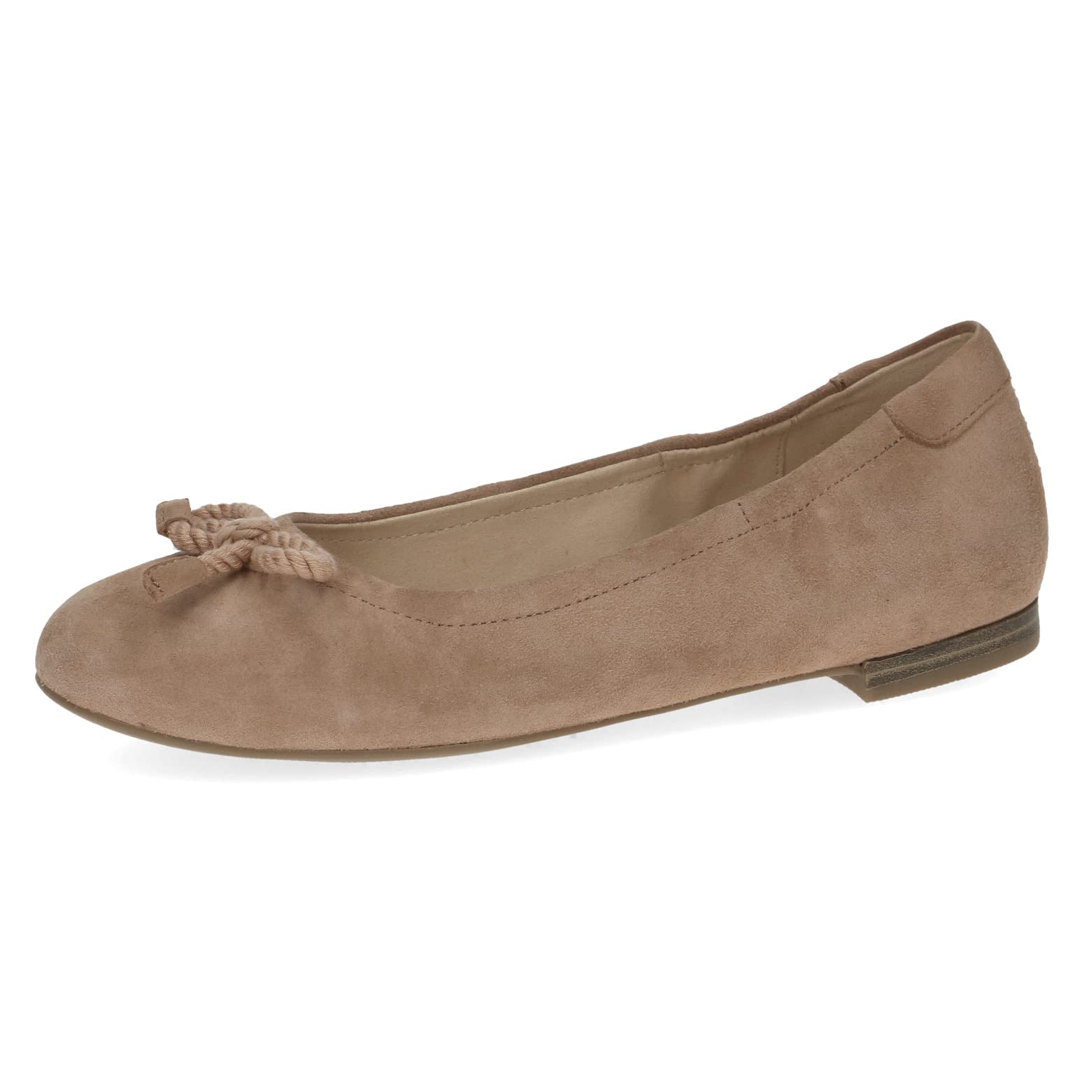 CAPRICE Women's 9-9-22112-20 Ballerina Shoes, Desert Suede, 7.5 UK