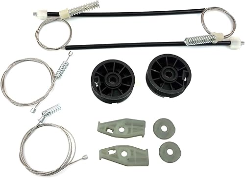 Miniatura 4 de Bross Auto Parts BWR912+BWR913 Window Regulator Repair Kit Rear Left Right 9636597380 9636597280 for Peugeot 206 CC Convertible Cabriolet