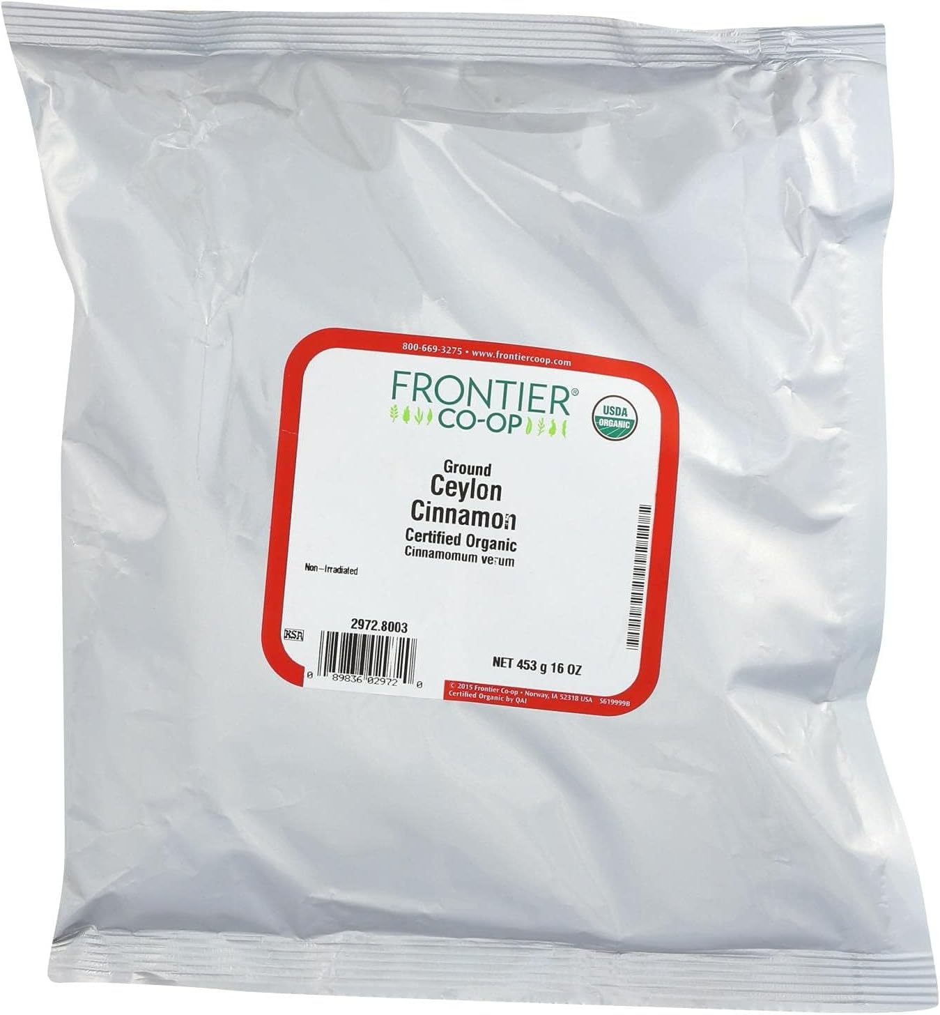 Frontier Herb Organic Ceylon Cinnamon Powder (2x1lb)2