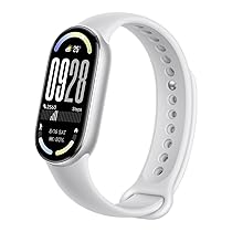 Xiaomi Smart Band 10 (Fitness Tracker), 1.72″ AMOLED display, multimateriale, autonomia 21gg, ricarica rapida,150+sport, monitoraggio benessere e sonno, HyperOS 2.0, resistente 5ATM, Compass, Argento