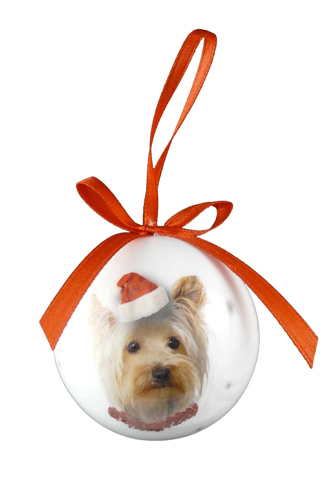 Instant Gifts Christmas Pet Bauble - Yorkie - Yorkshire Terrier - Measures 5Cm (2 Inches)