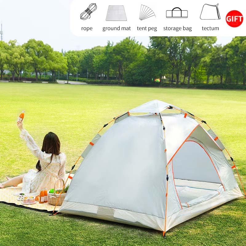 Carpa Pop Up para Camping 2-3 Personas Fácil Montaje miniatura 4