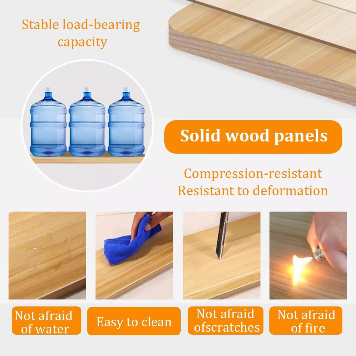 Mueble para lavadora y secadora, 3 niveles regulables