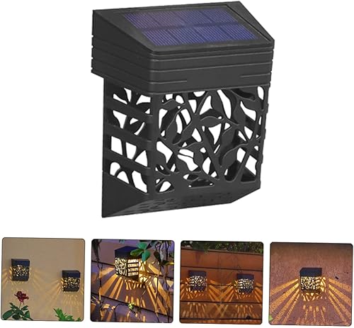 Miniatura 8 de jojofuny Luz solar de pared luces de camino LED lámpara de pared solar lámpara de pared de jardín al aire libre lámpara solar al aire libre lámpara