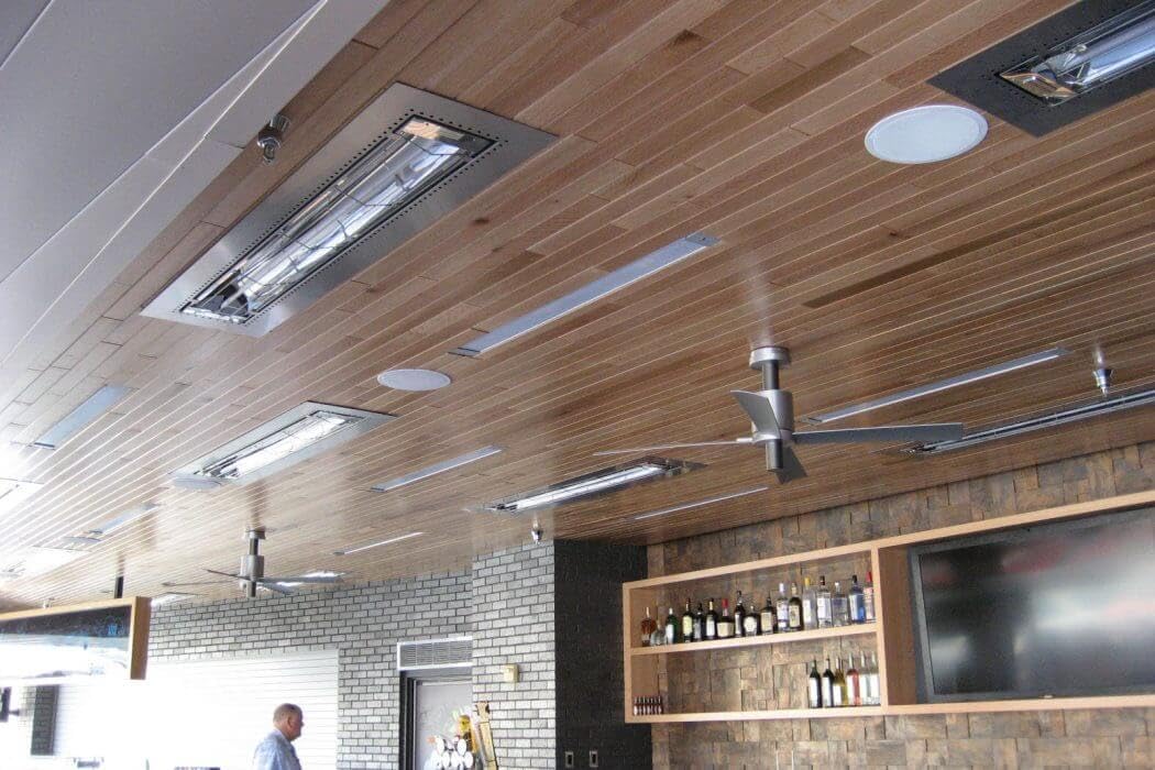 Infratech W Series Model W3028SS 61-1/4" Single Element 3000 Watt Stainless Steel Quartz Heater (208V)