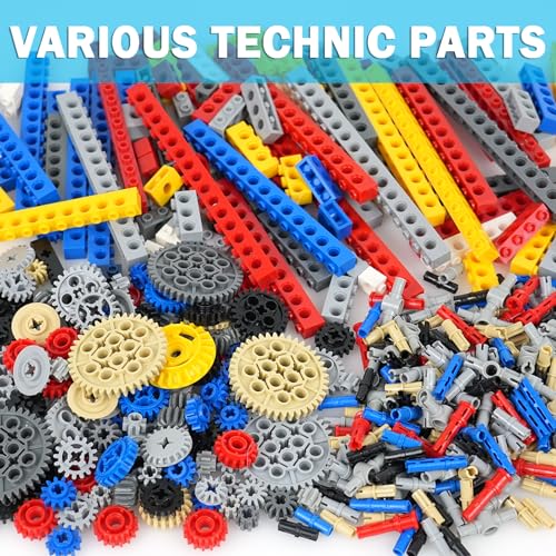 Image of MALEKO Technical Parts Building Blocks EV3 Accessories-Gears Beams Pins