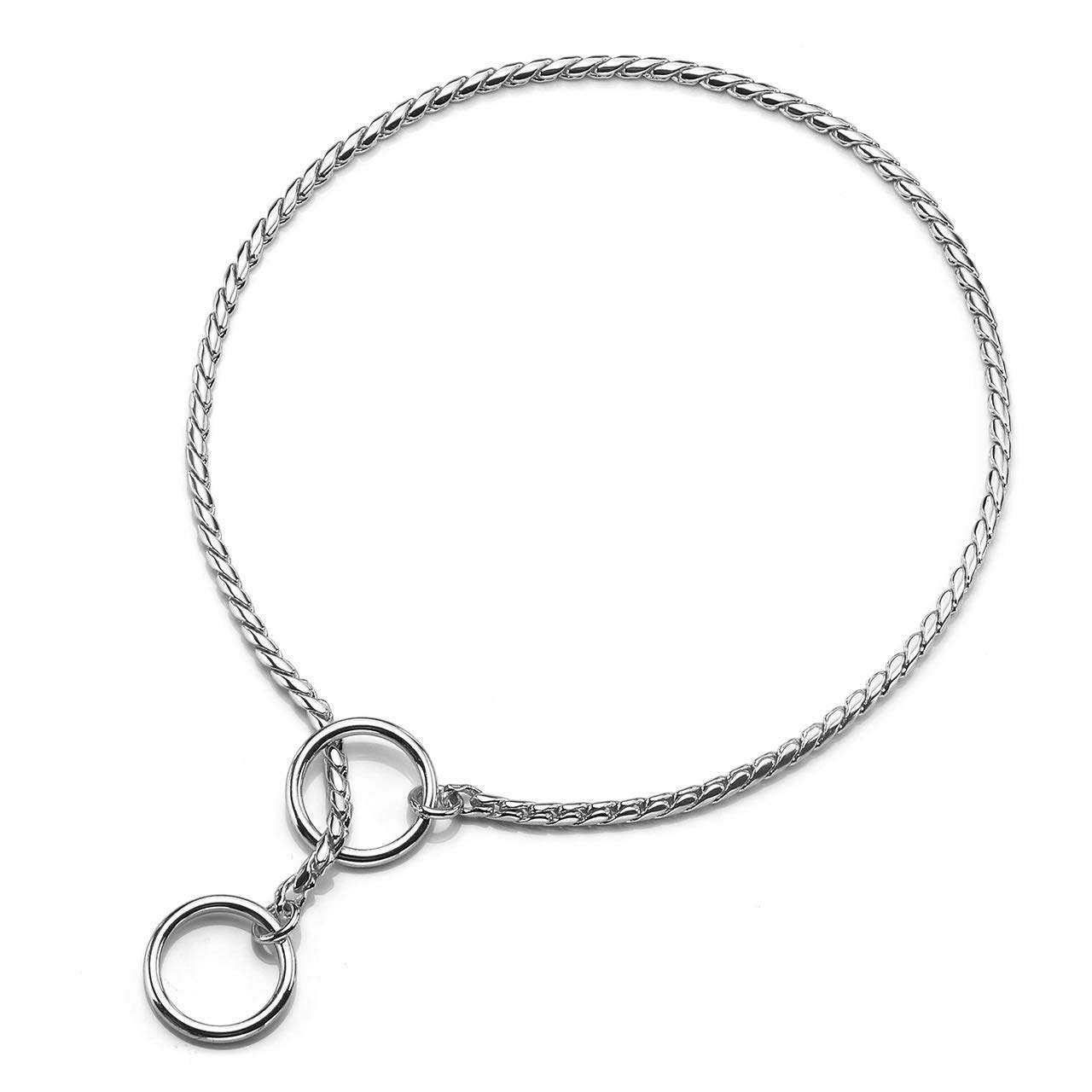 PSK PET MART Gear Medium Chrome Snake-Chain Dog Collar, 20" (B08HR8M7BR) Amazon Price History, Amazon Price Tracker