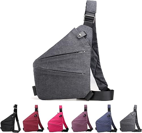 UIJKMN Valcen - Bolsa de bolsillo personal para viajes, bolsa de bolsillo personal Valcen para hombres, bolsa cruzada con múltiples bolsillos