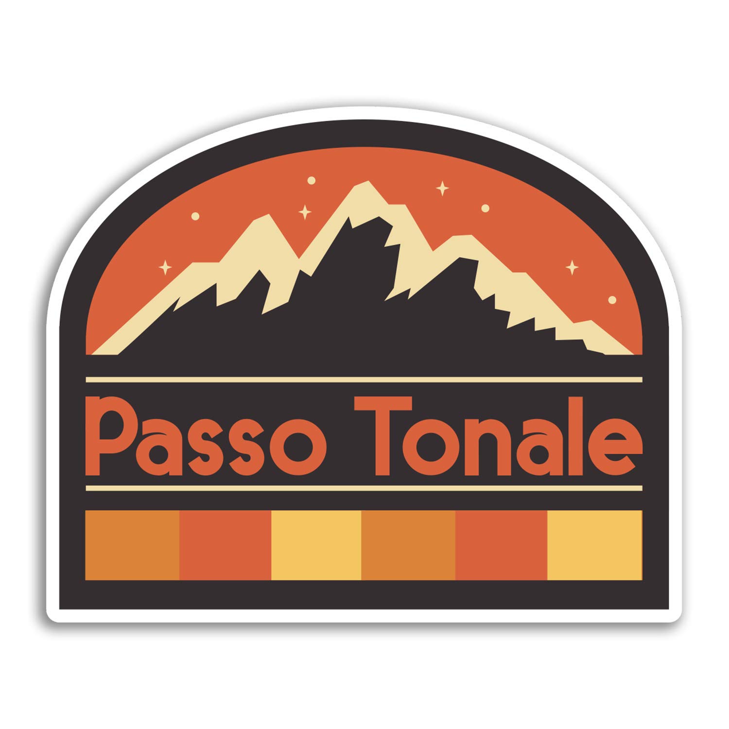 2 x 10cm Passo Tonale Italy Vinyl Stickers - Fun Sticker Laptop Luggage #32968 (10cm Wide)