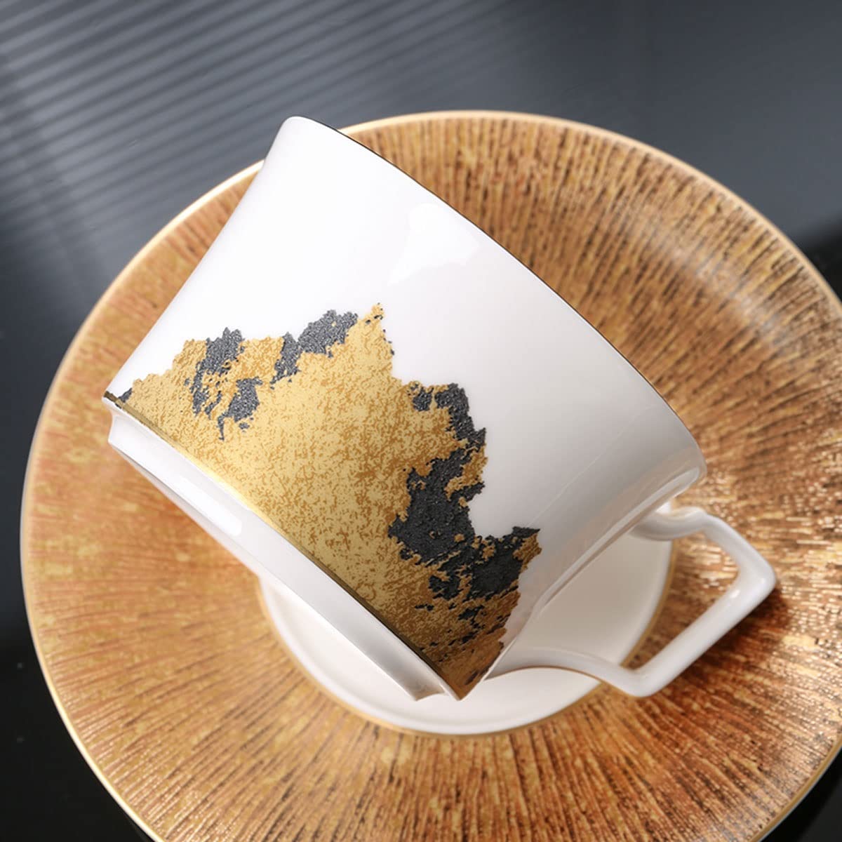 Porcelanowa angielska filiżanka do herbaty i spodek zestaw łyżeczek kwiatowy herbata filiżanka do kawy sztuka porcelana kostna filiżanka prezent dla mamy przyjaciela herbata impreza dekoracja stołu