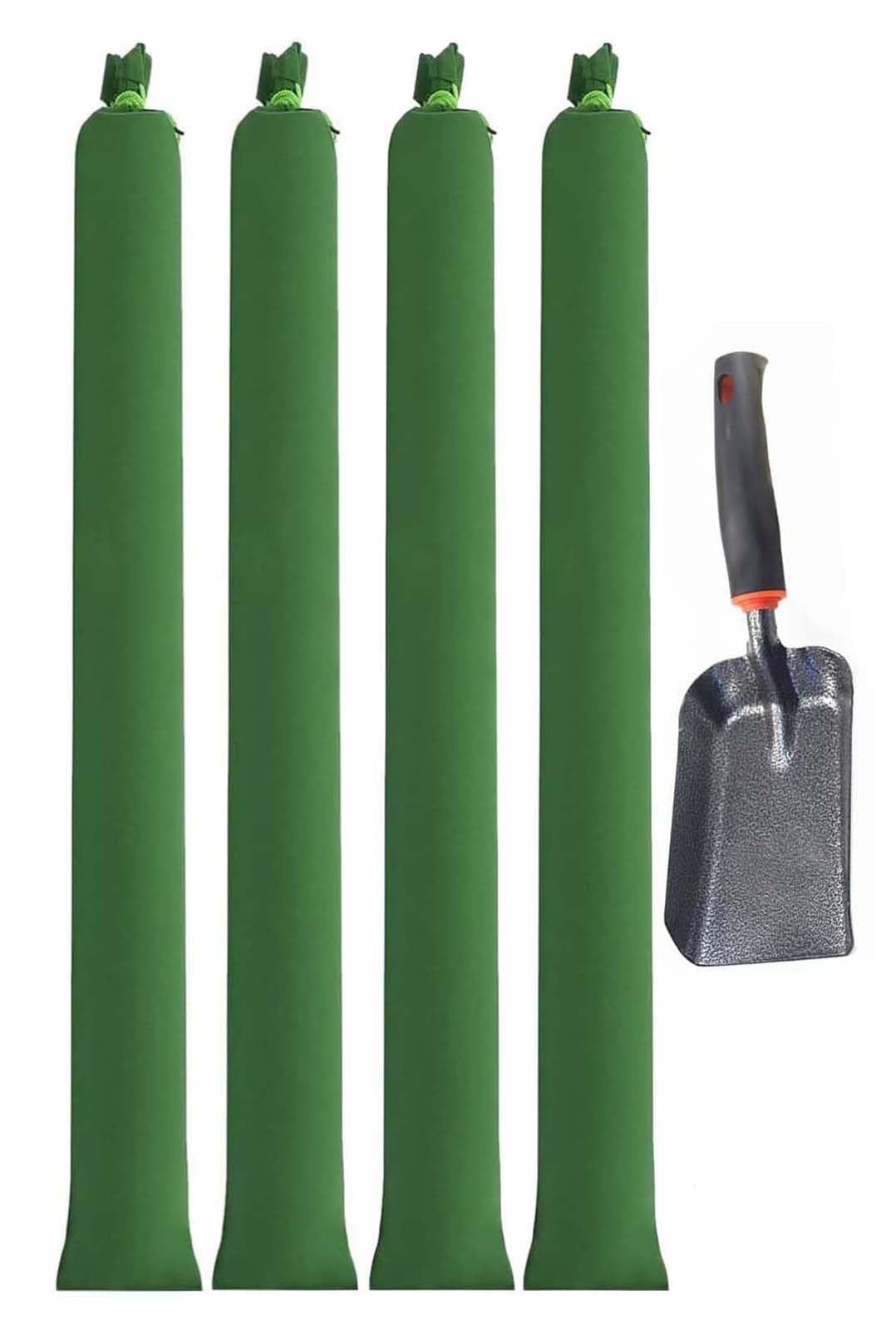 Sacchi di Sabbia Antiallagamento Vuoti sacco per Alluvioni, Sacchi Antiallagamento con coulisse per garage negozio scuola edilizia fabbrica magazzino-4pcs/120cm
